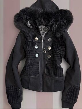 Baby Phat GRAIL Y2K Wool Winter Coat